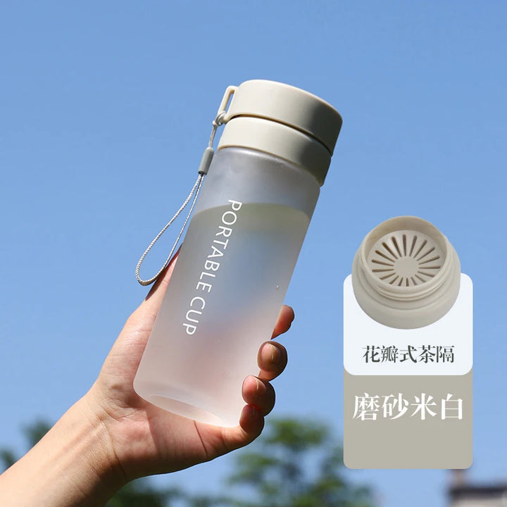 600ml/800ml High Quality Water Bottle Beverage Bottle Tour Outdoor Sports Leak-proof Sealed School Water Bottle BPA Free