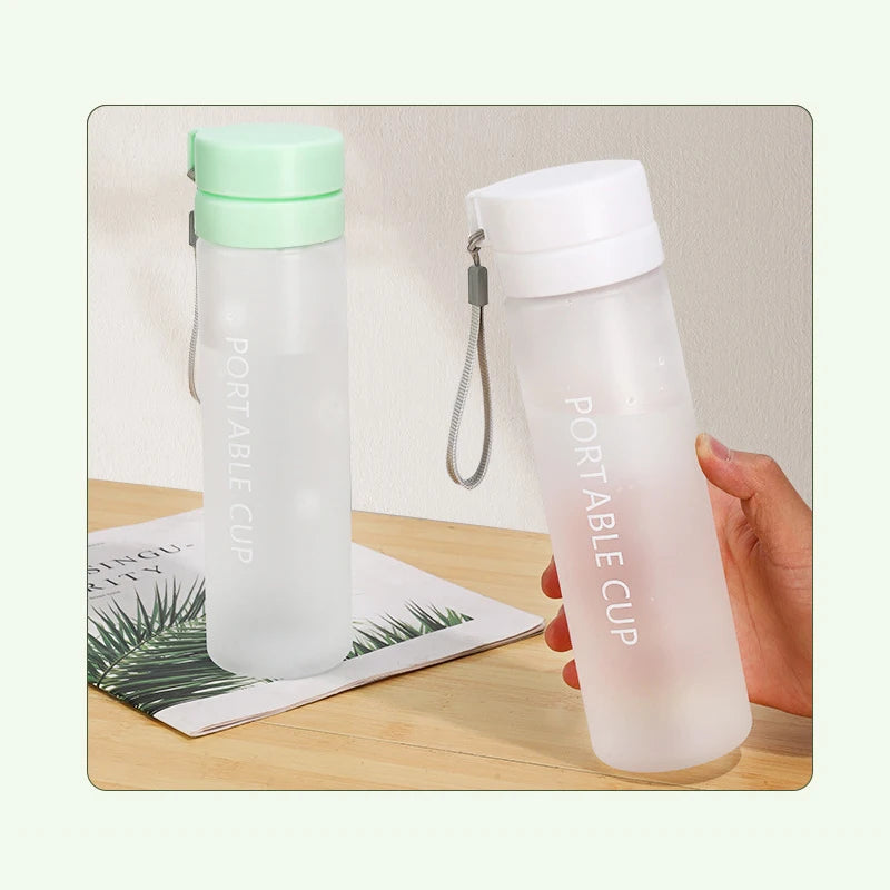 600ml/800ml High Quality Water Bottle Beverage Bottle Tour Outdoor Sports Leak-proof Sealed School Water Bottle BPA Free
