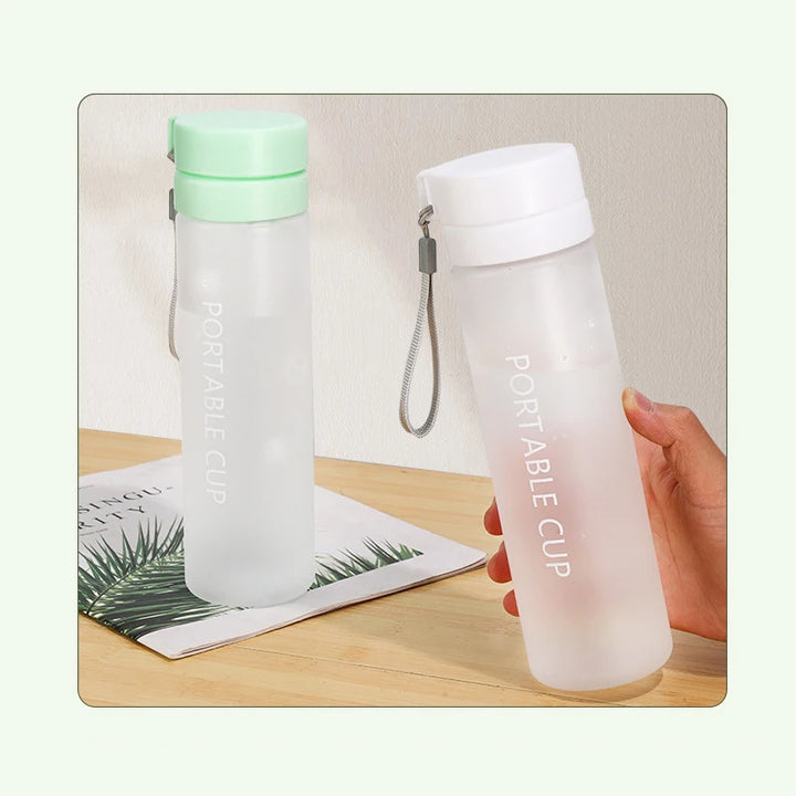 600ml/800ml High Quality Water Bottle Beverage Bottle Tour Outdoor Sports Leak-proof Sealed School Water Bottle BPA Free