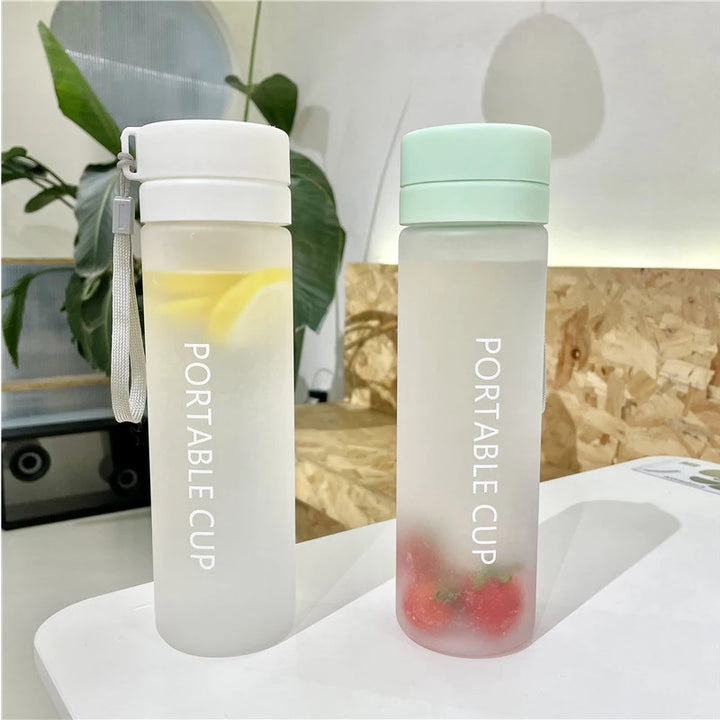 600ml/800ml High Quality Water Bottle Beverage Bottle Tour Outdoor Sports Leak-proof Sealed School Water Bottle BPA Free