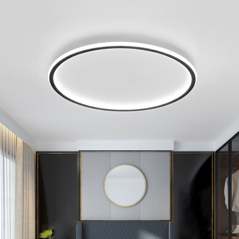 Scandinavian Round LED Ceiling Light for Dining and Living Rooms 7