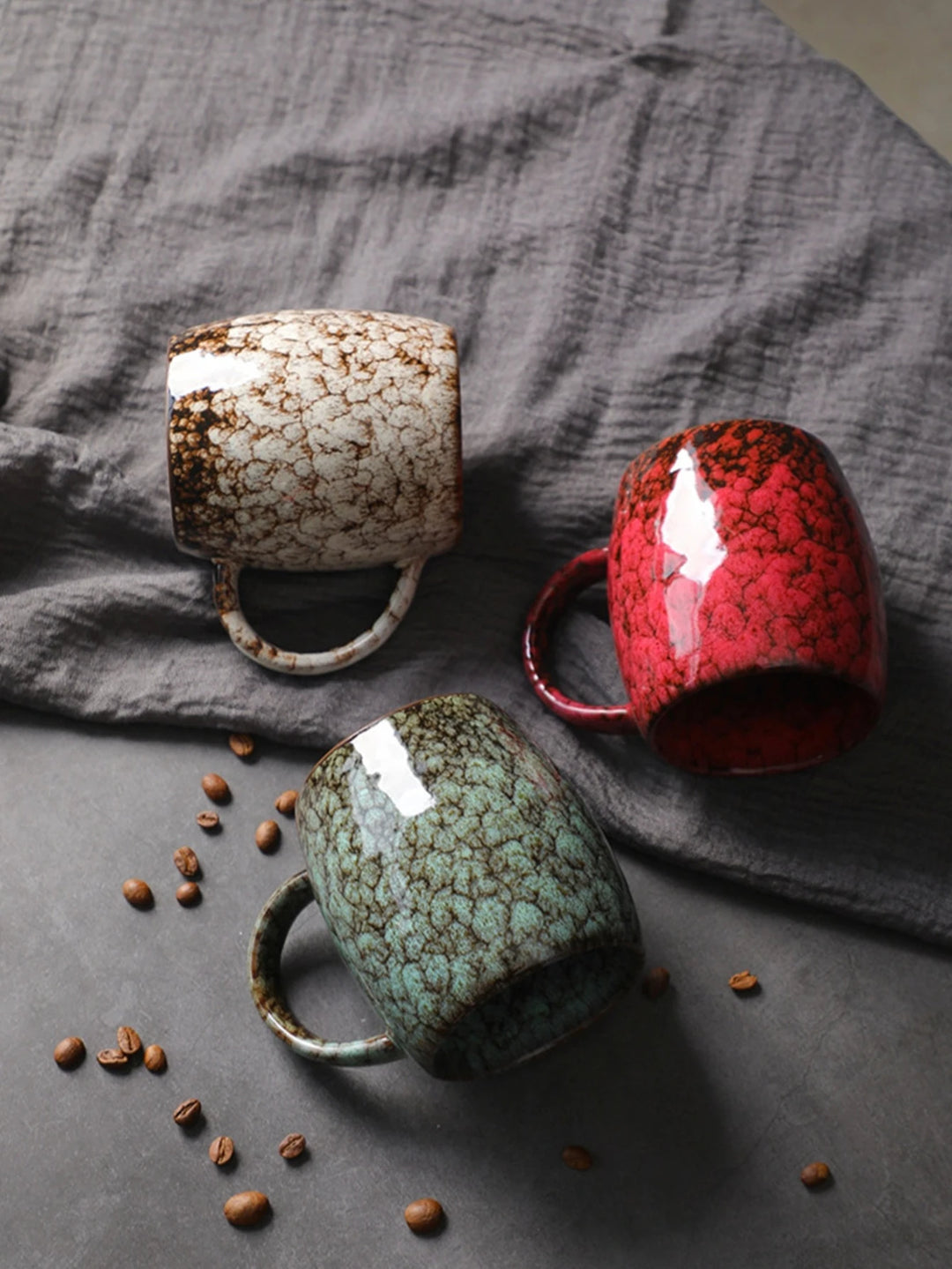 1 X 400ml European Vintage Mug Personal Office Mug Milk Mug Kiln-Changing Glaze Coffee Mug Gift Water Mug