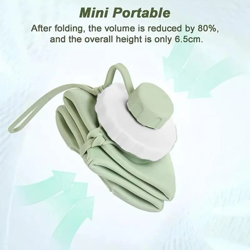 600ML Silicone Sports Tumbler Leak Proof Reusable Collapsible Foldable Water Bottles