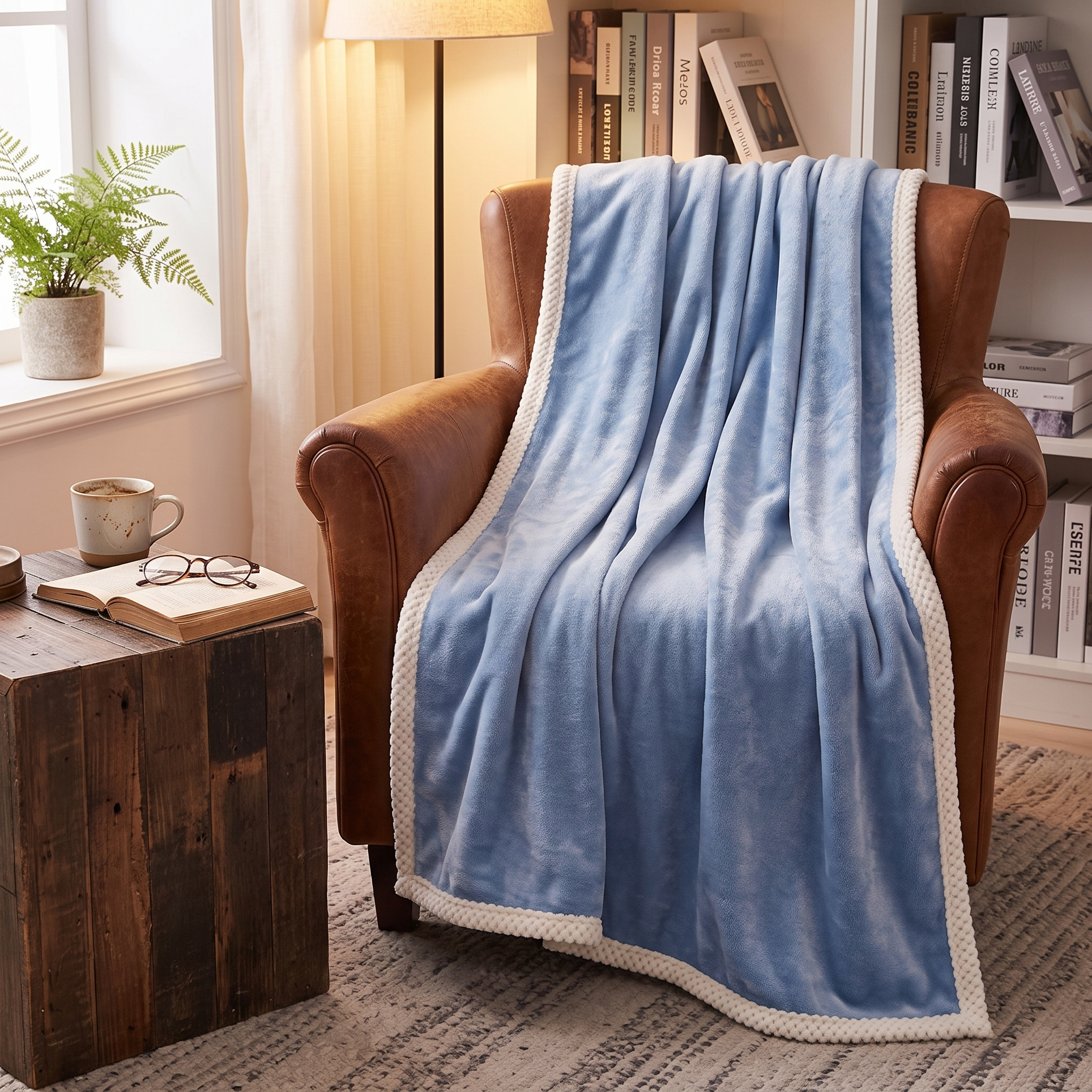 Soft Cloud Print Throw Blanket for Sofa and Bed in Six Sizes 10