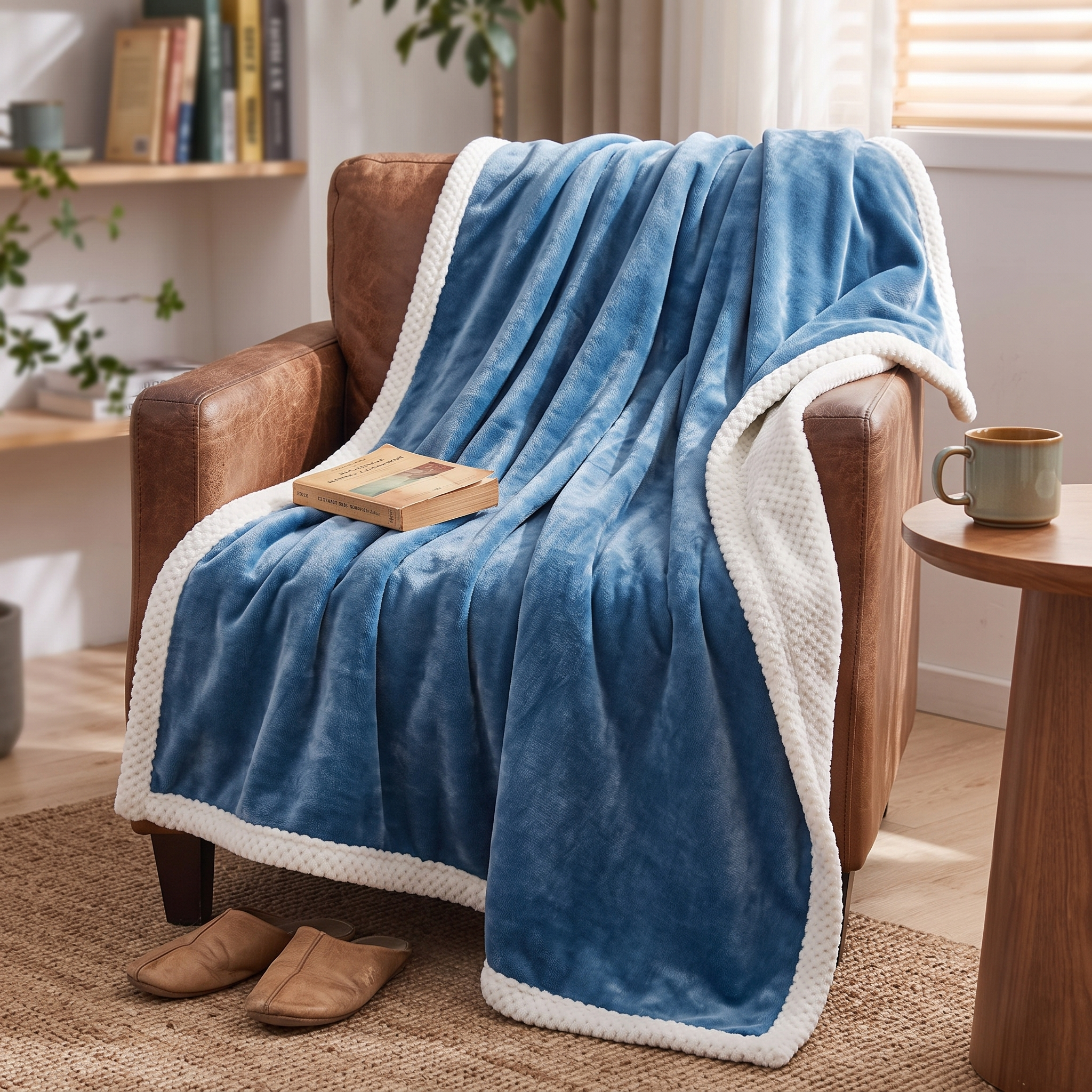 Soft Cloud Print Throw Blanket for Sofa and Bed in Six Sizes 16