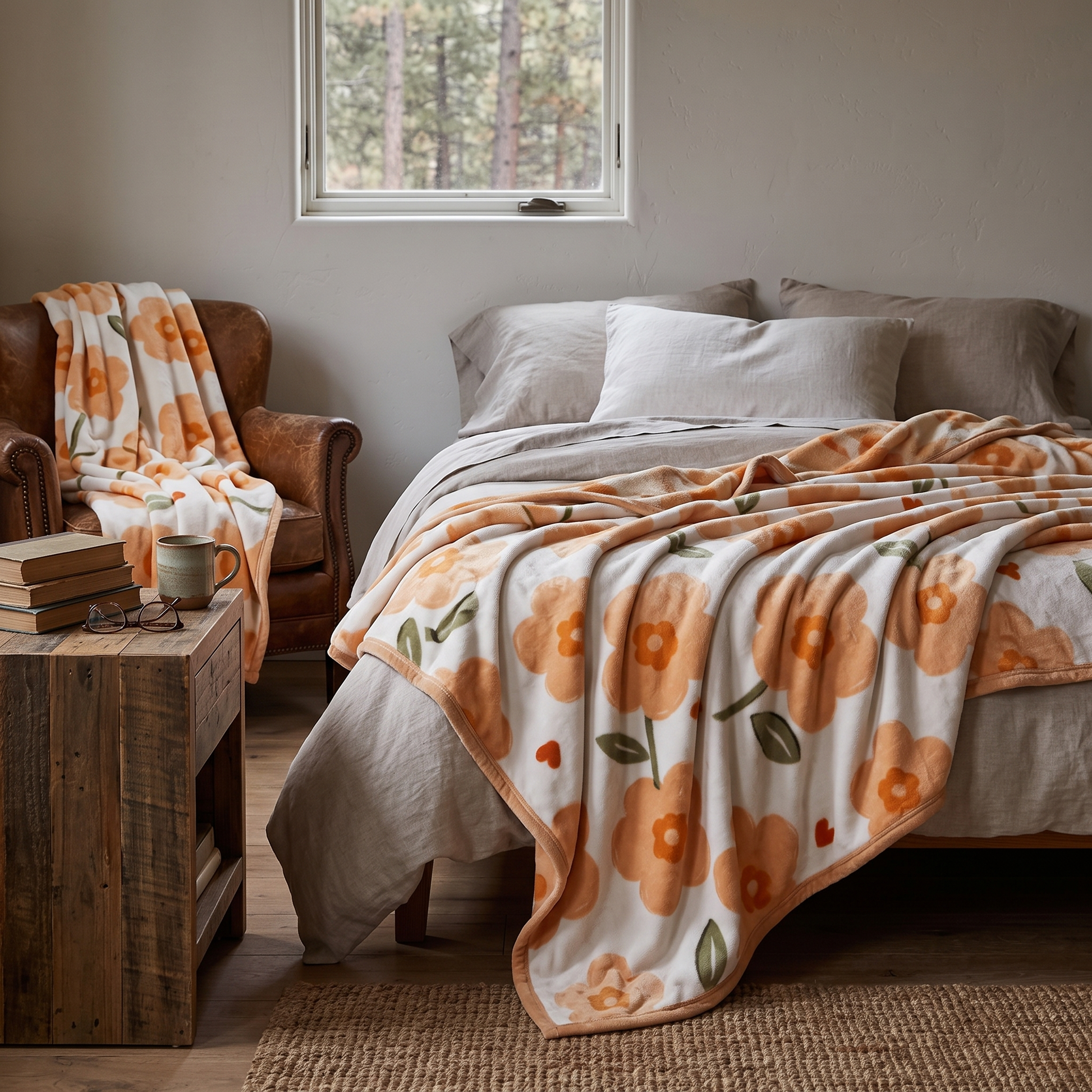 Soft Cloud Print Throw Blanket for Sofa and Bed in Six Sizes 8