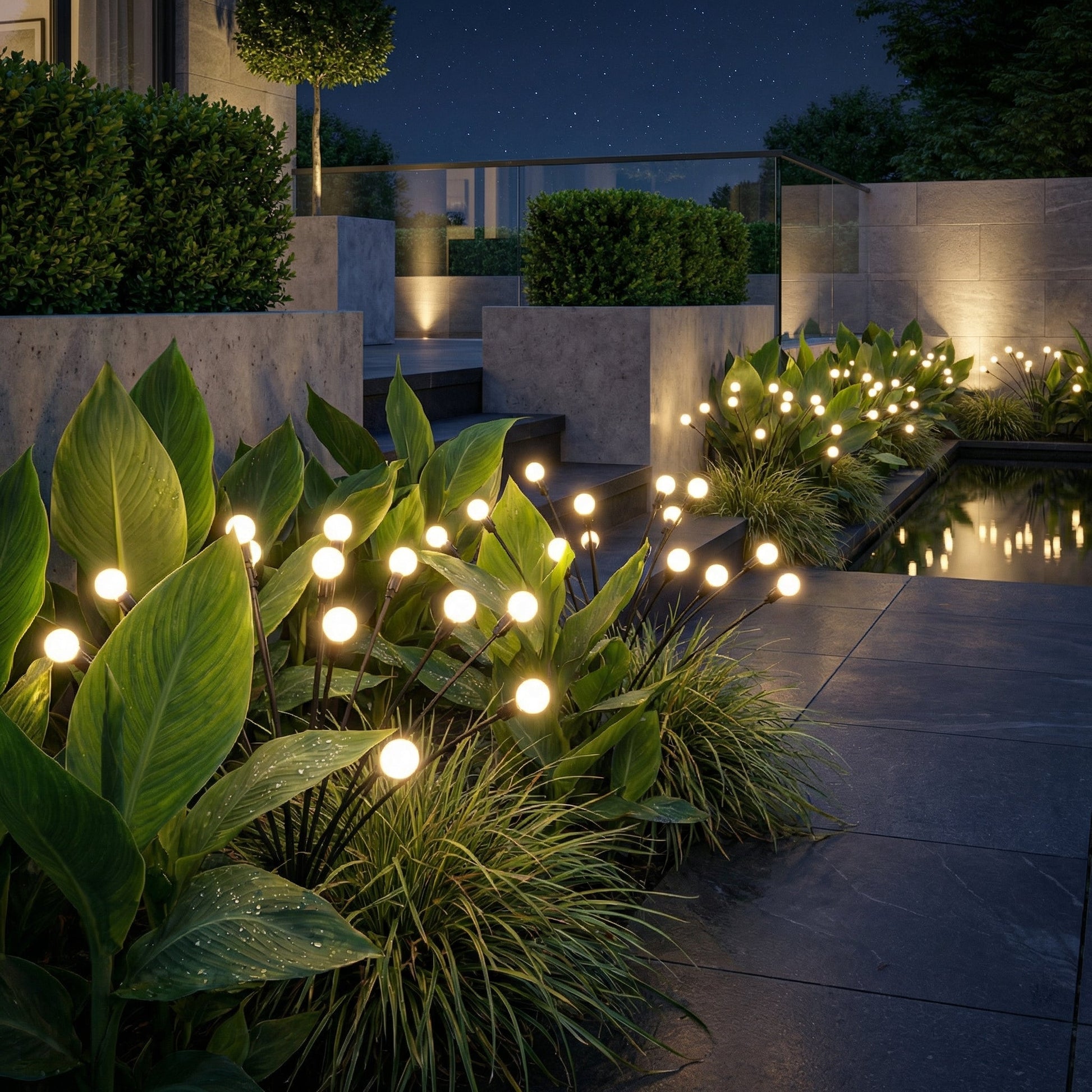 Solar Garden Lights, Weather-Resistant Swaying Design 5