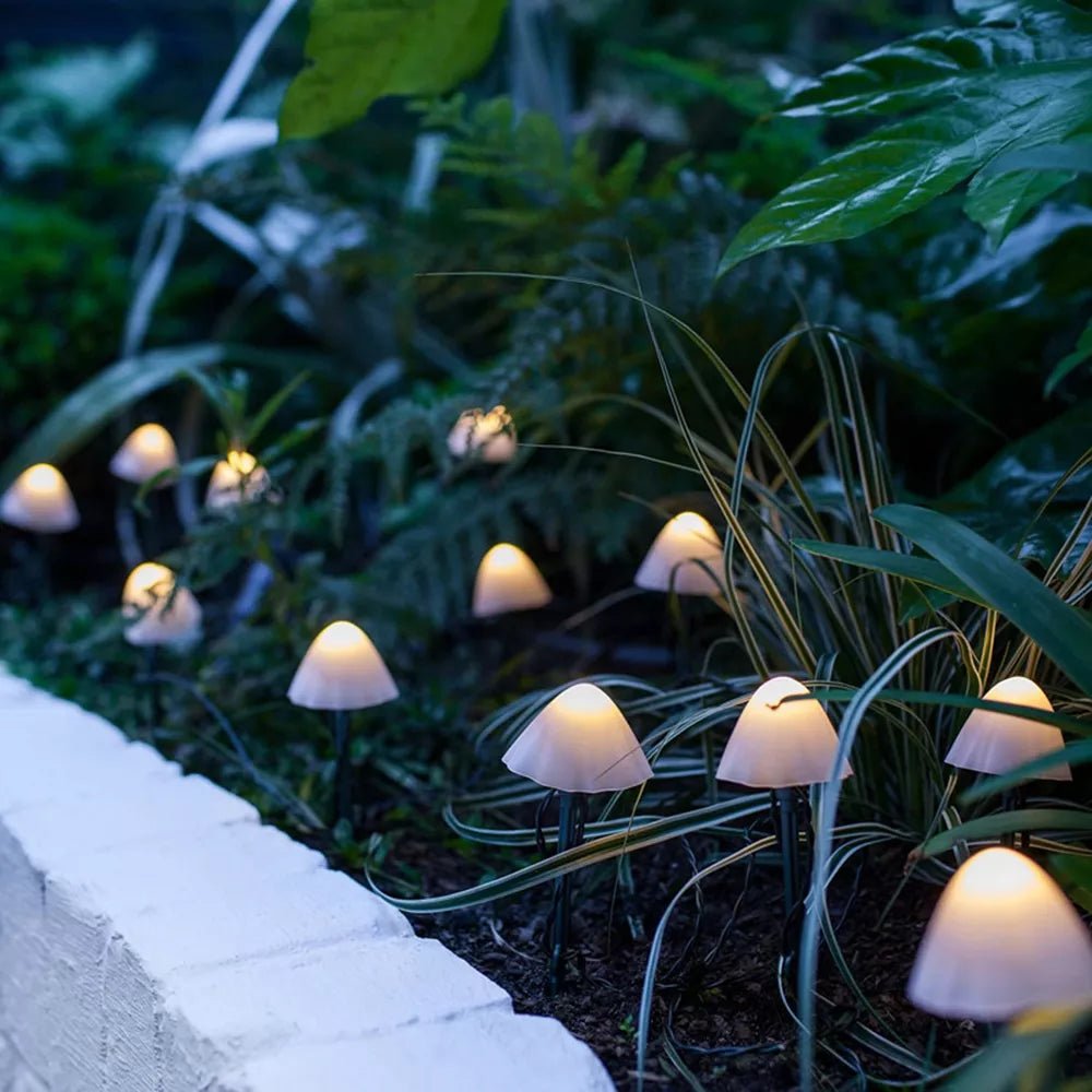 Solar Mushroom Garden Lights, Weatherproof with Automatic Dusk-to-Dawn Sensor 2