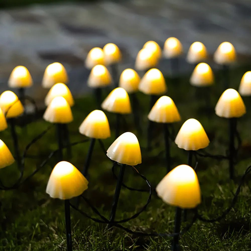 Solar Mushroom Garden Lights, Weatherproof with Automatic Dusk-to-Dawn Sensor 3