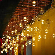 Solar Pendant String Lights, Weather-Resistant Outdoor Decor 0