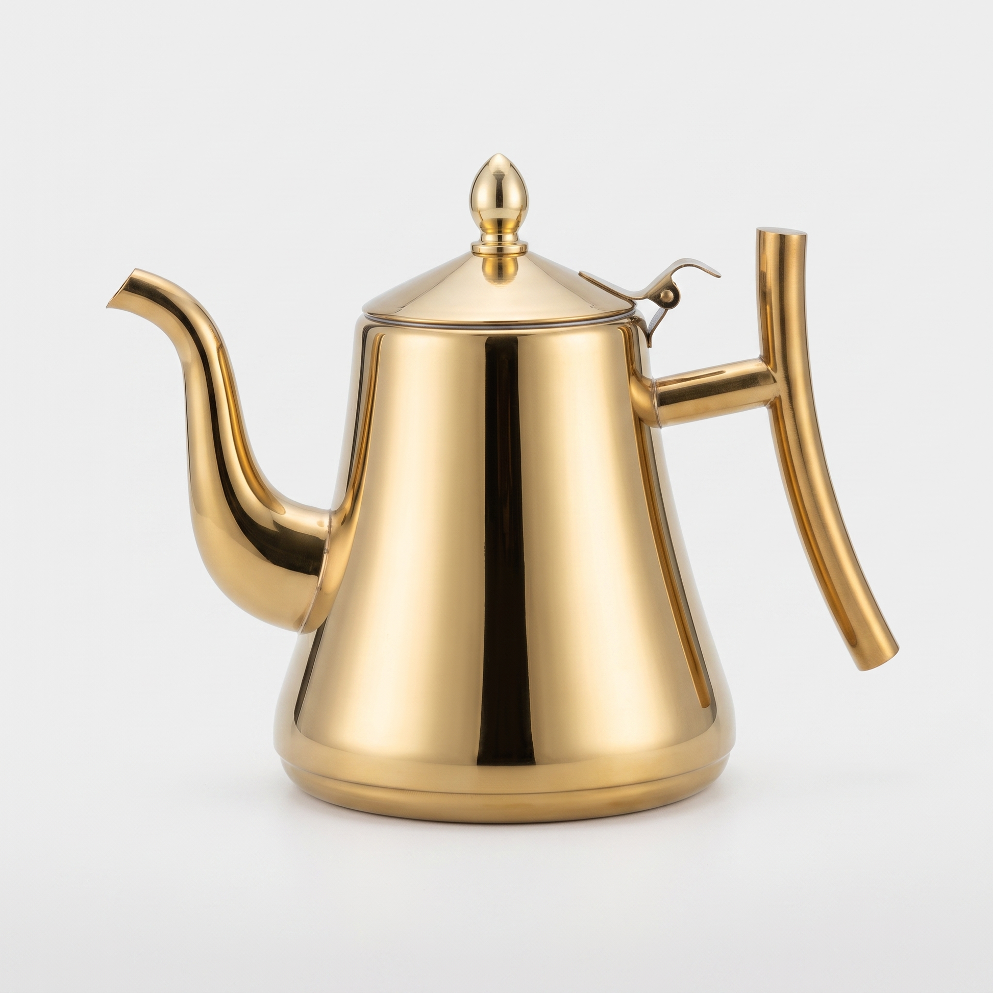 Stainless Steel Stovetop Kettle with Built-In Filter for Induction 0