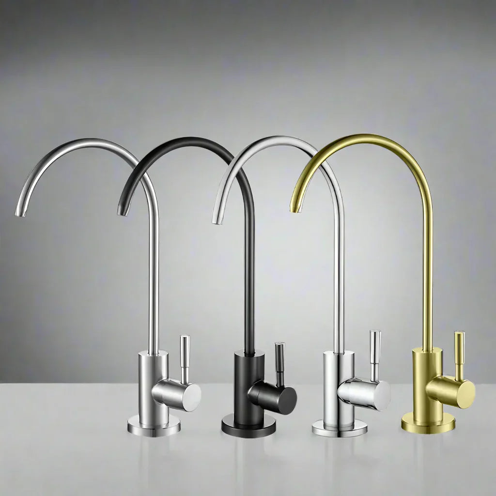 Stainless Steel Water Purifier Faucet with 360 Degree Swivel Spout 1