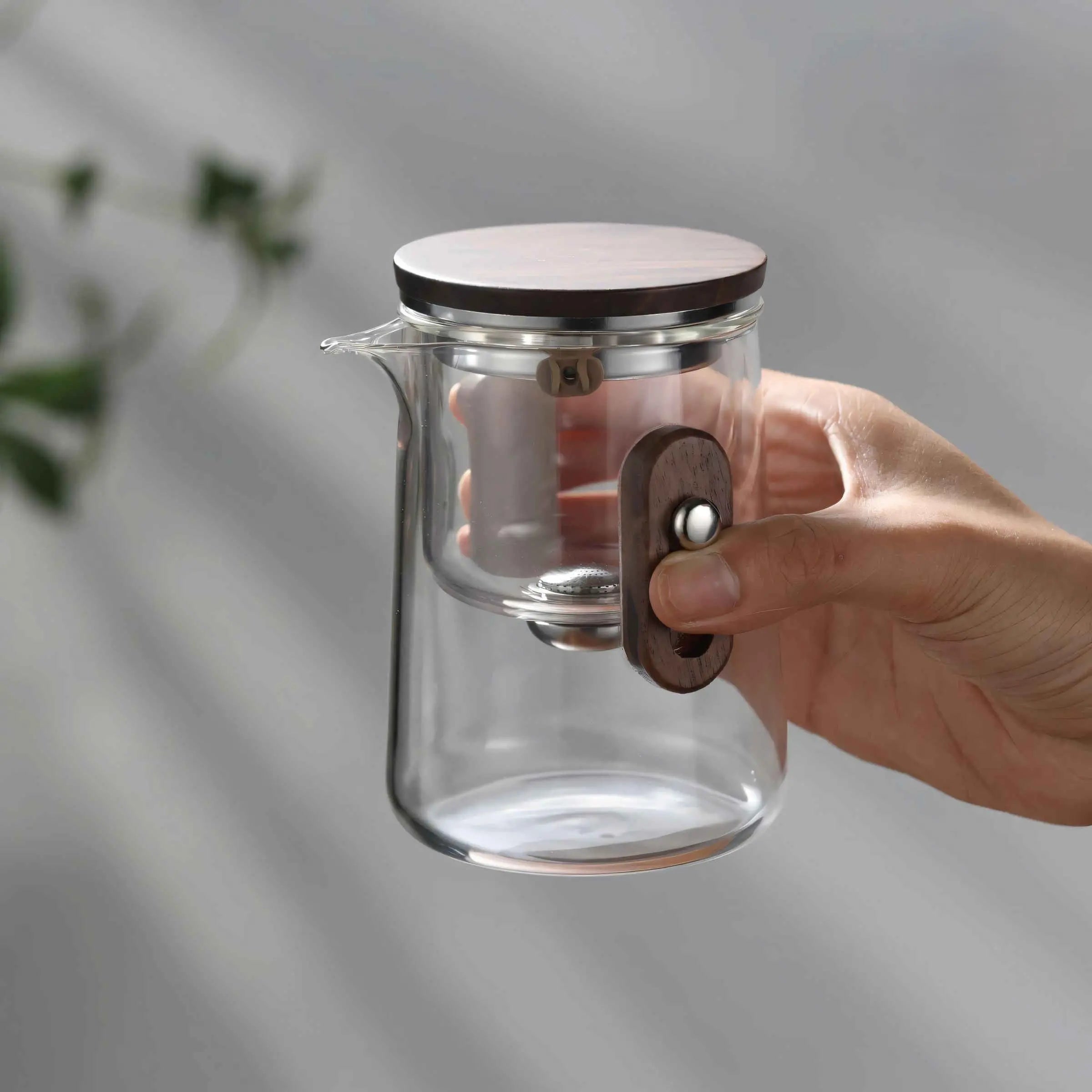 Travel Glass Tea Set with Filter Teapot, 3 Cups and Carry Case 6