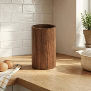 Utensil Holder, Solid Burmese Teak with Antimicrobial Finish 0
