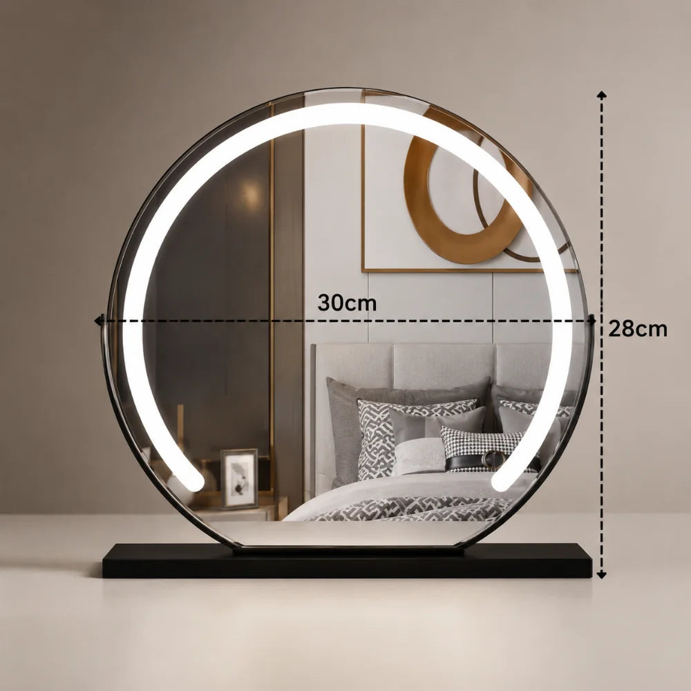 Vanity Makeup Mirror with LED Touch Lighting and 15x Magnifying Mirror 10