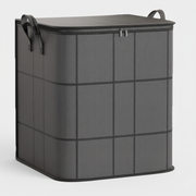 Grida Grid-Patterned Storage Basket Reinforced Handles studio