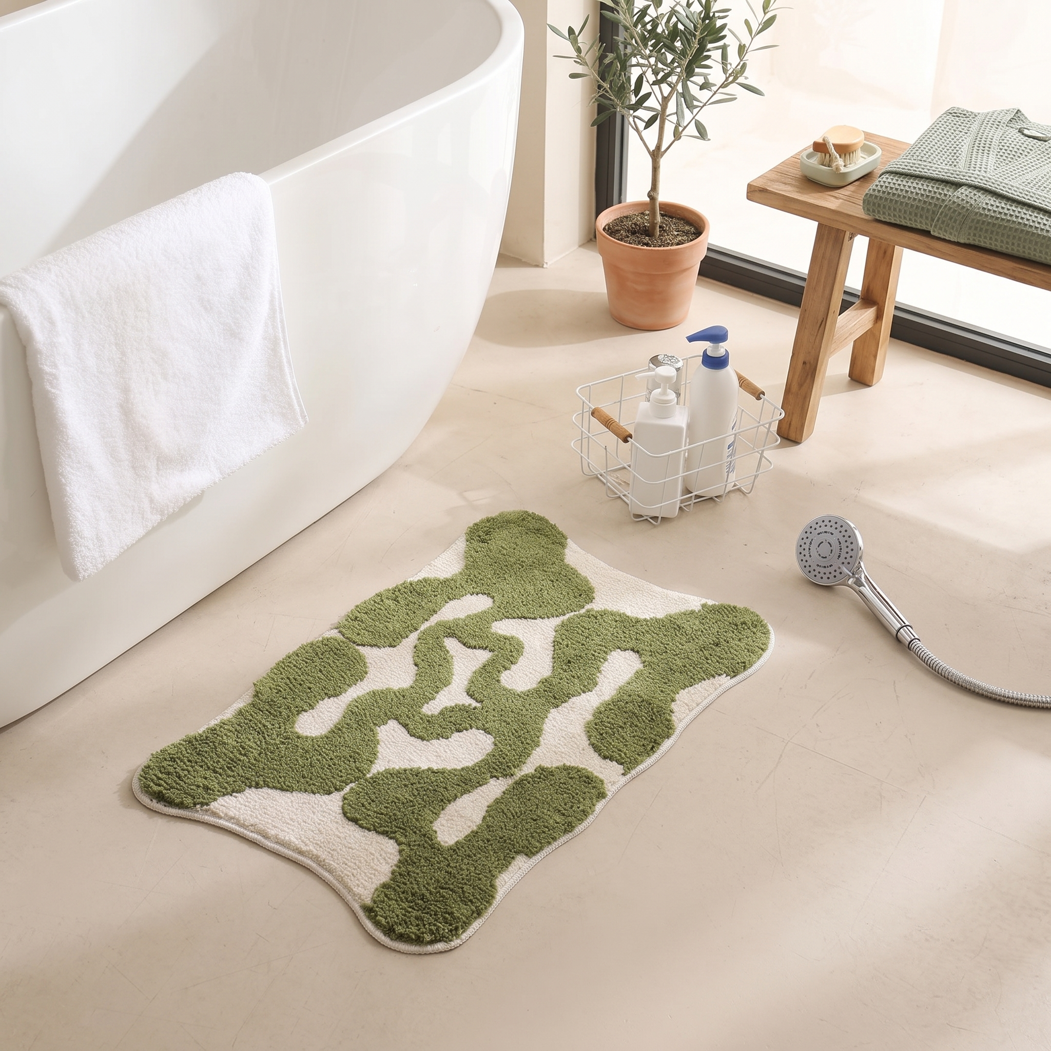 Marrakka Moroccan-Design Bath Mat Non-Slip Comfort lifestyle 2