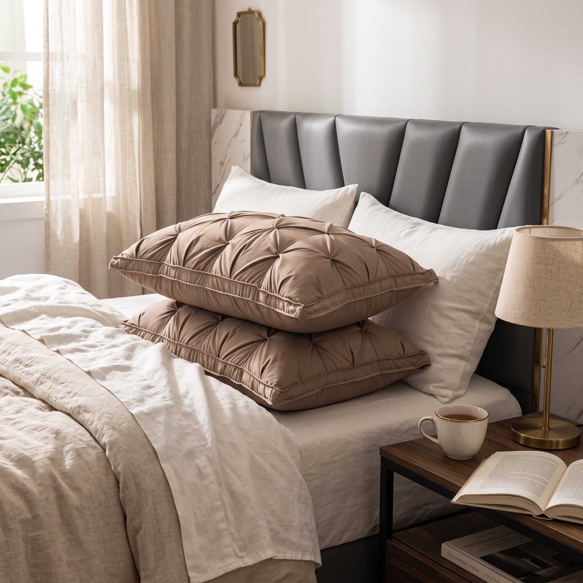 Dunia Goose Down Adaptive Pillow Soft Support lifestyle 2