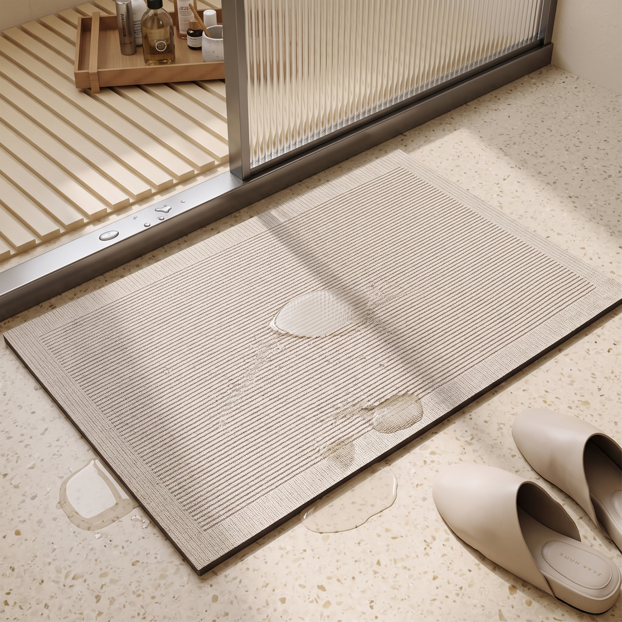 Rapida Quick-Dry Super-Absorbent Bath Mat Fleece Comfort lifestyle 4