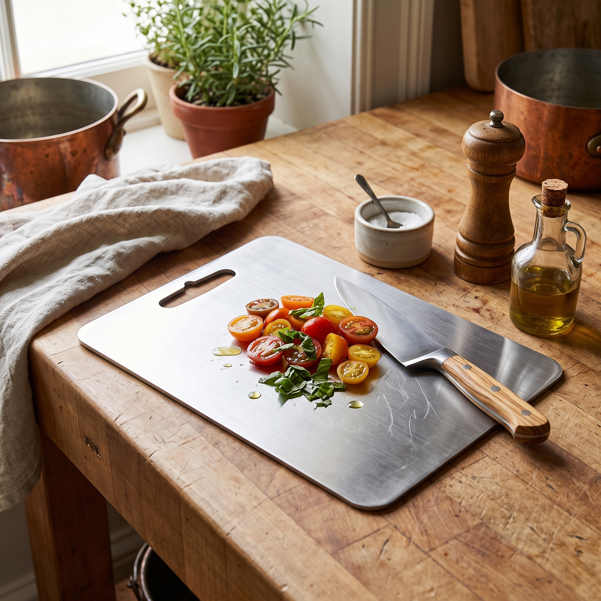 Titania Cutting Board Knife-Friendly Hygiene lifestyle 2