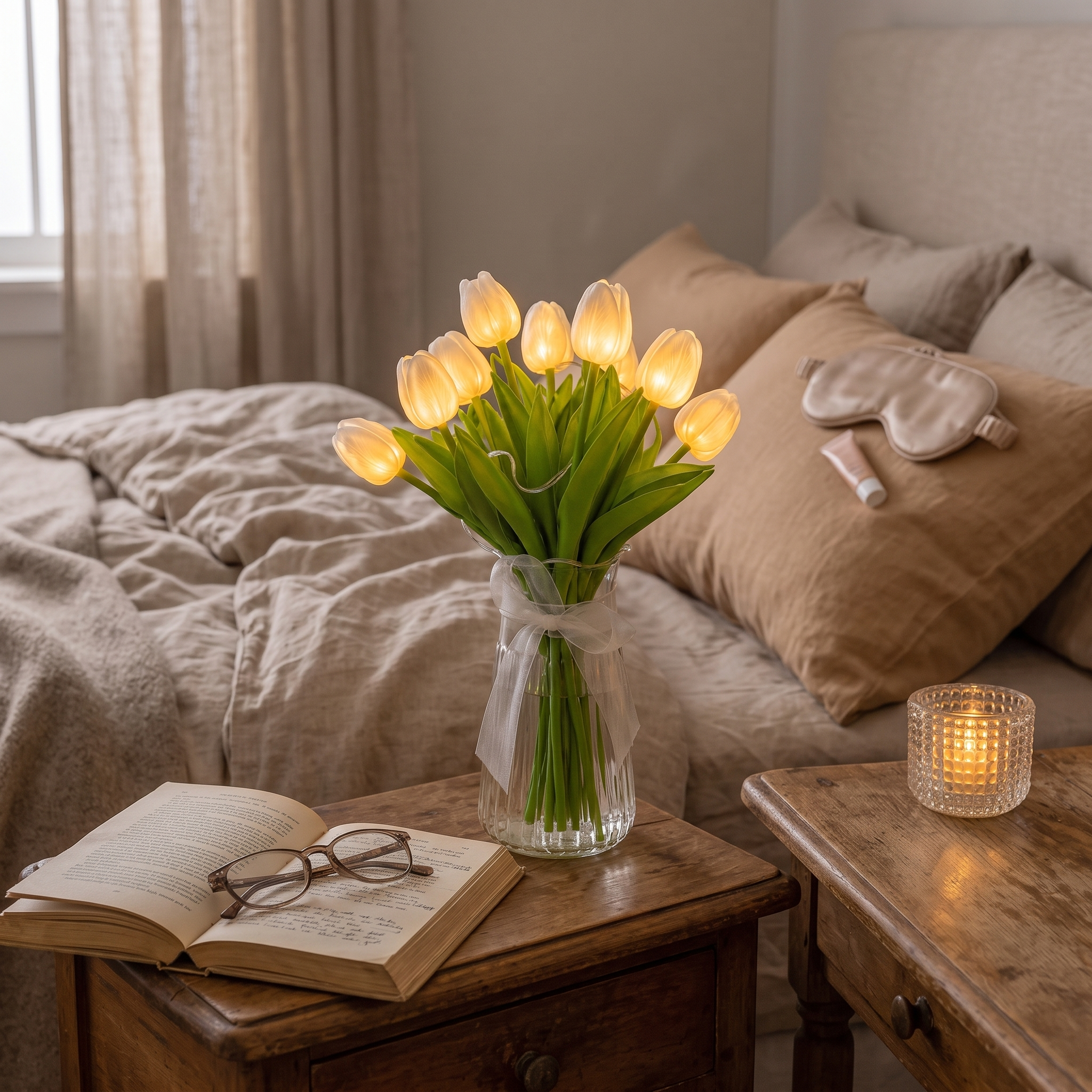 Tulipa LED-Lit Tulip Light Bouquet Warm Glow Flowers lifestyle 1