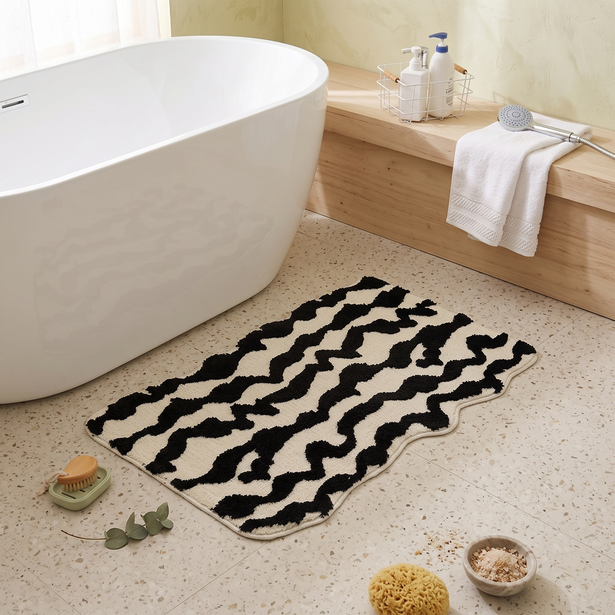 Marrakka Moroccan-Design Bath Mat Non-Slip Comfort lifestyle 3