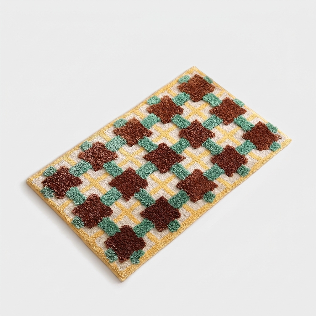 Marrakka Moroccan-Design Bath Mat Non-Slip Comfort