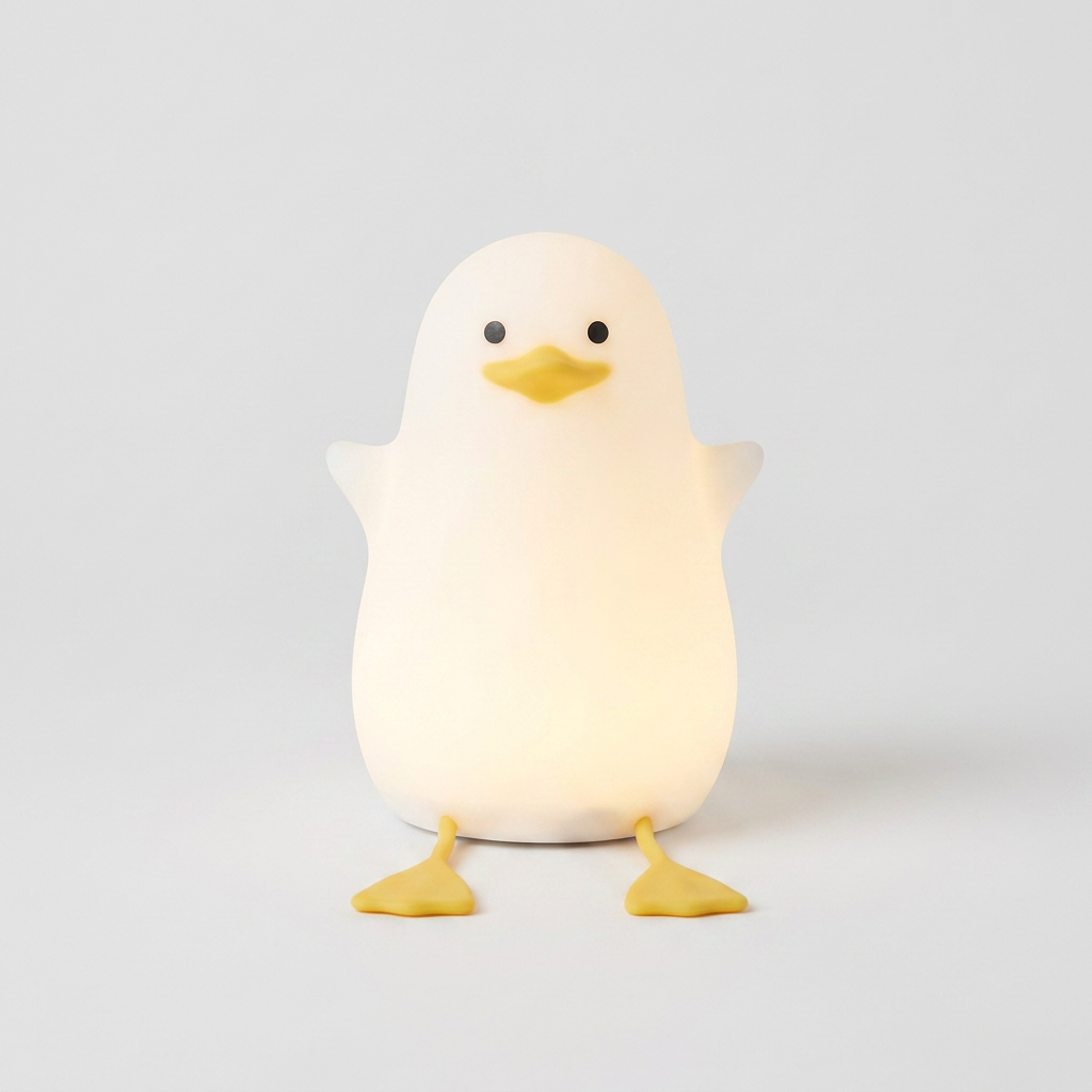 Anatra Squishy Duck-Shaped LED Desk Lamp Silicone Soft Glow