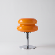 Croma Chrome-Based Glass Table Lamp Italian-Style Design studio