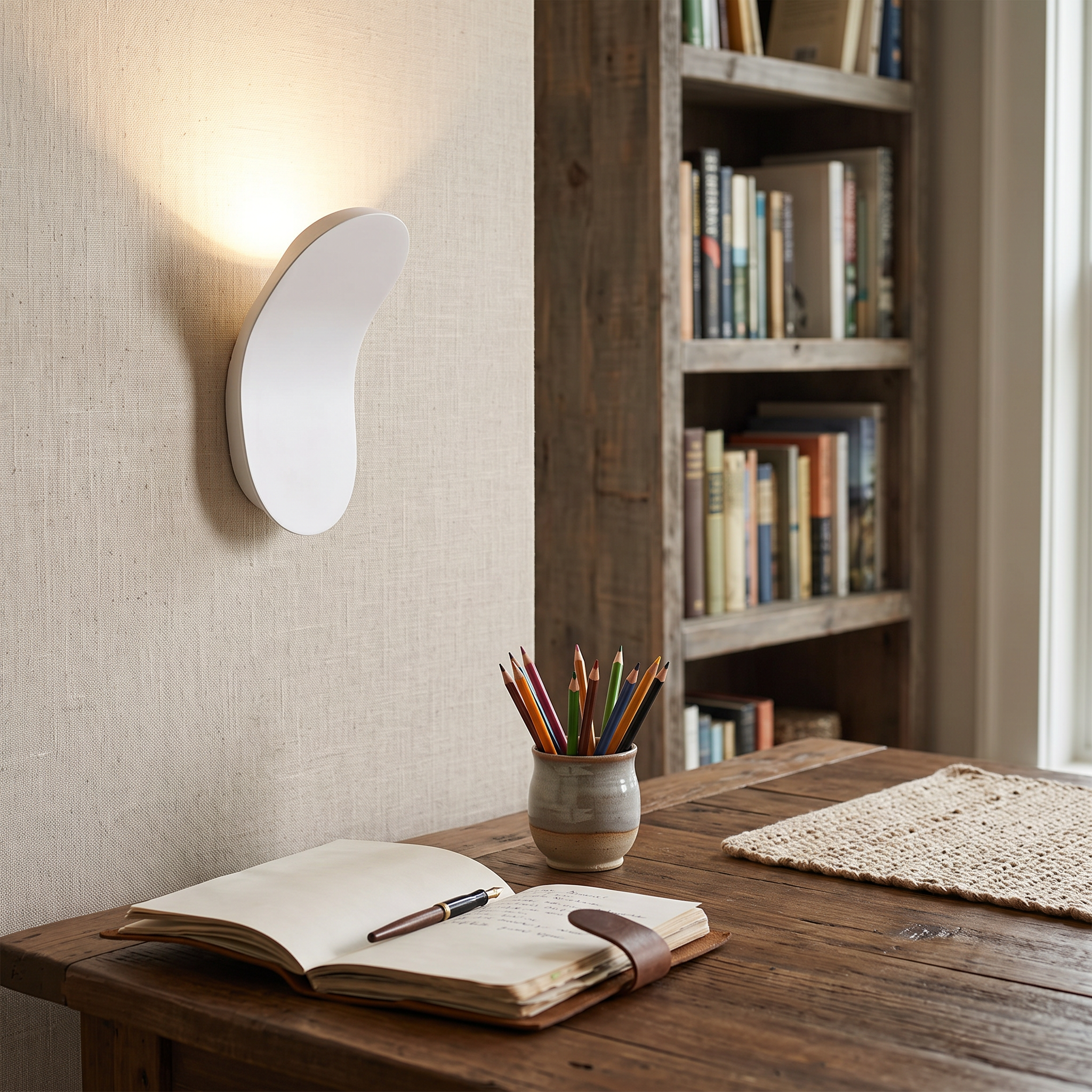 Strale Minimalist Metal LED Wall Sconce Nordic Clean Lines lifestyle 2