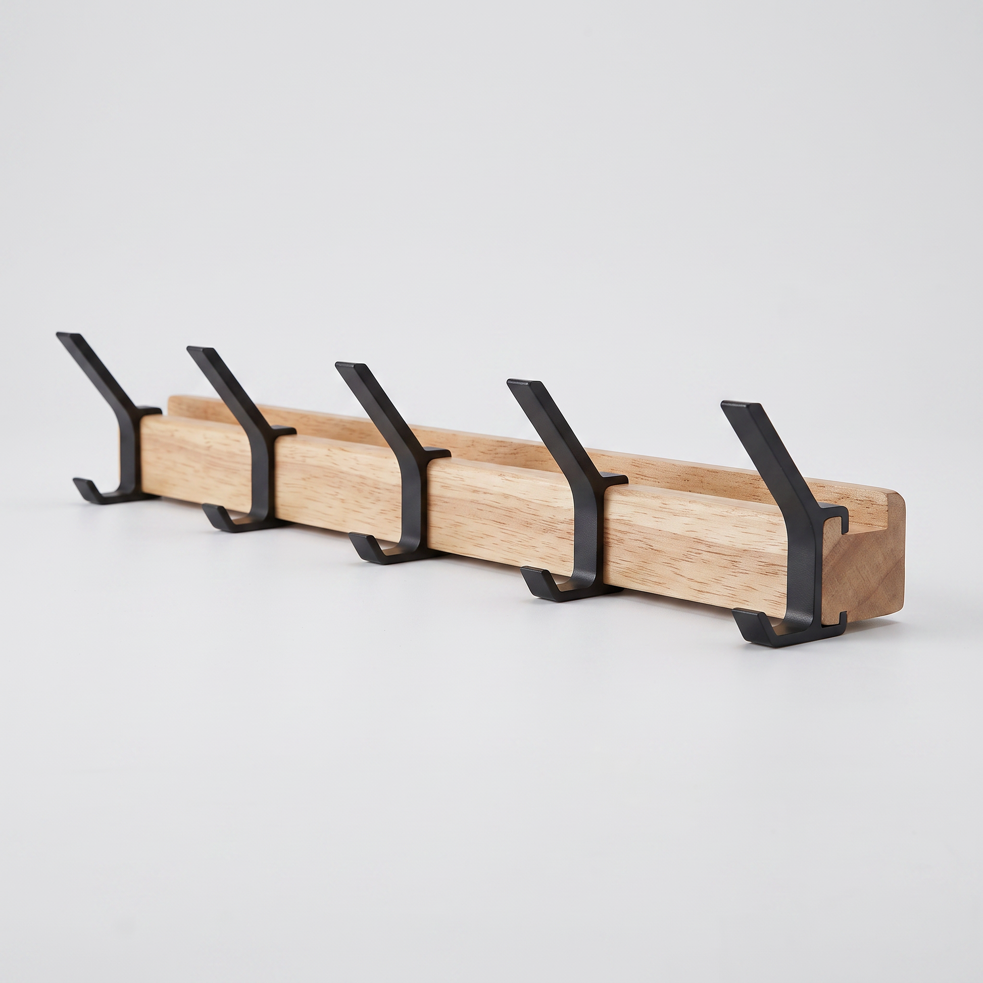 Alvara Adjustable Coat Rack Aluminium Double Hooks studio