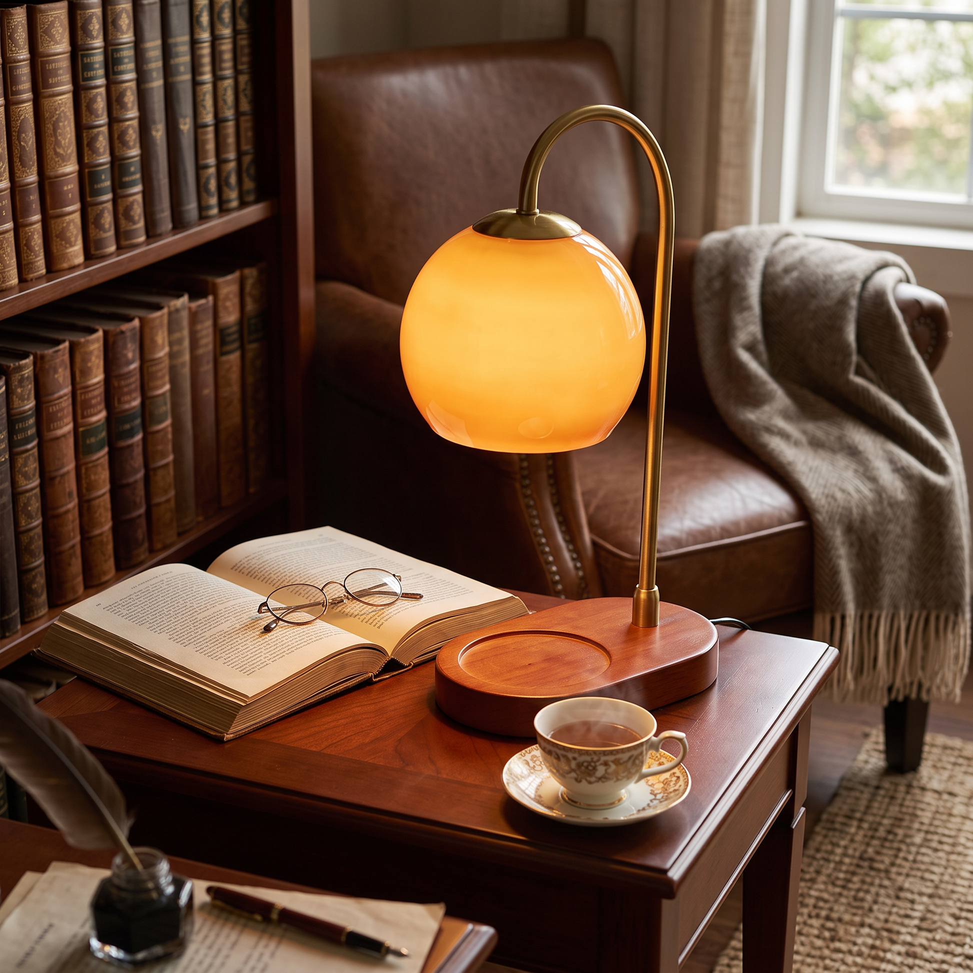 Calda Flameless Candle Warmer Lamp Safe Fragrance Glow lifestyle 1
