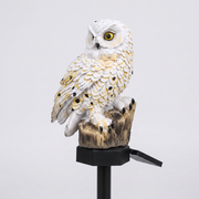 Gufo Solar Owl-Design Garden Pathway Light Warm LED Stake studio