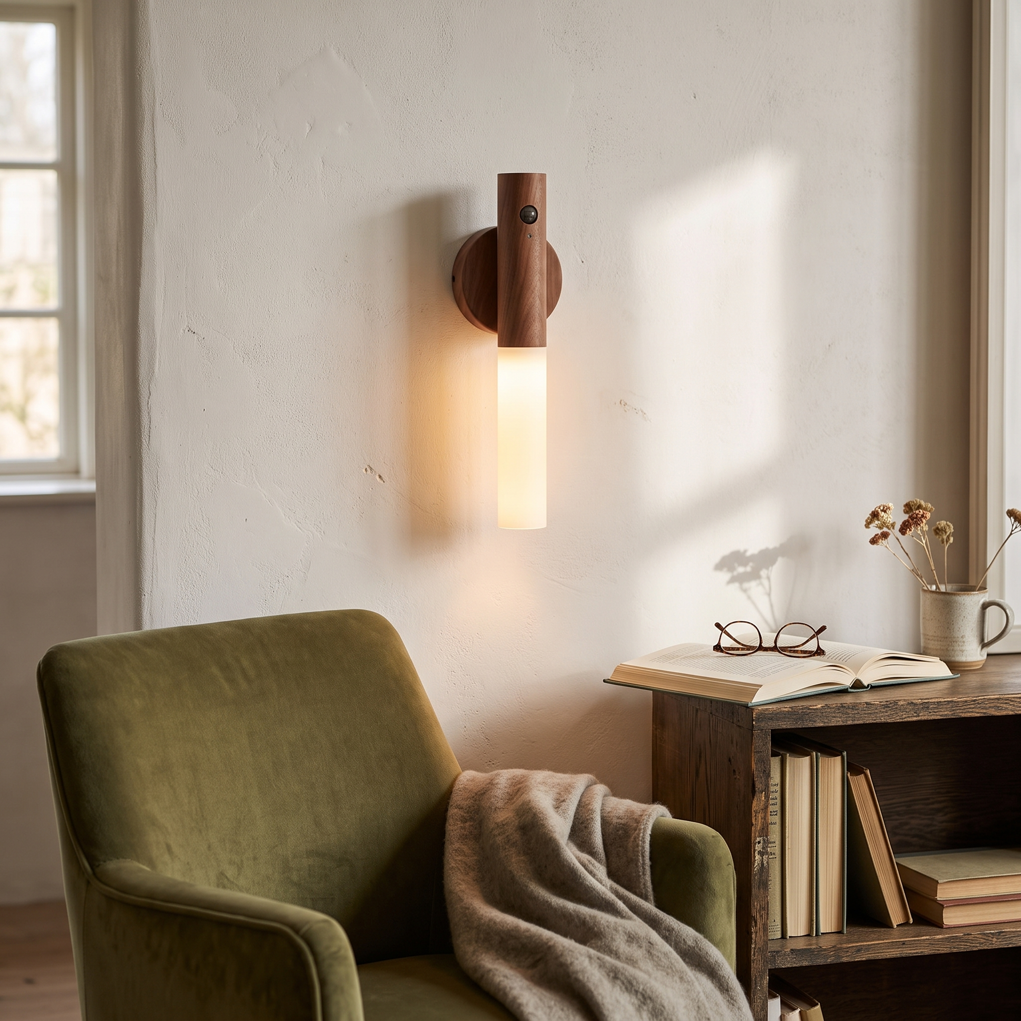 Sensora Wooden Wall Sconce Magnetic Portable Light lifestyle 1