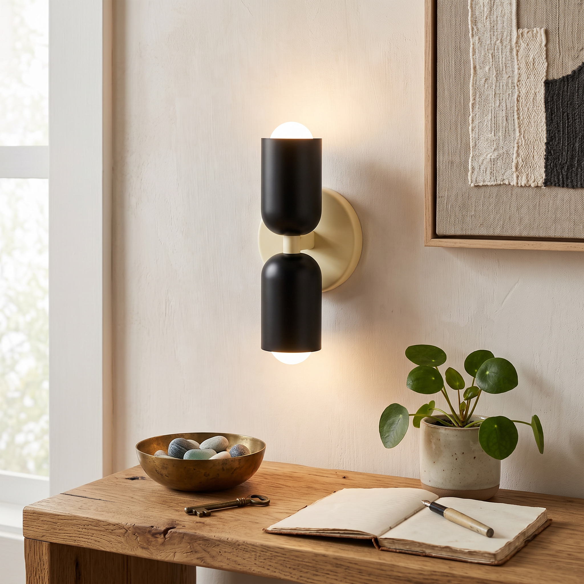Colora Hand-Blown Glass Wall Sconce Vibrant Diffused Glow lifestyle 6