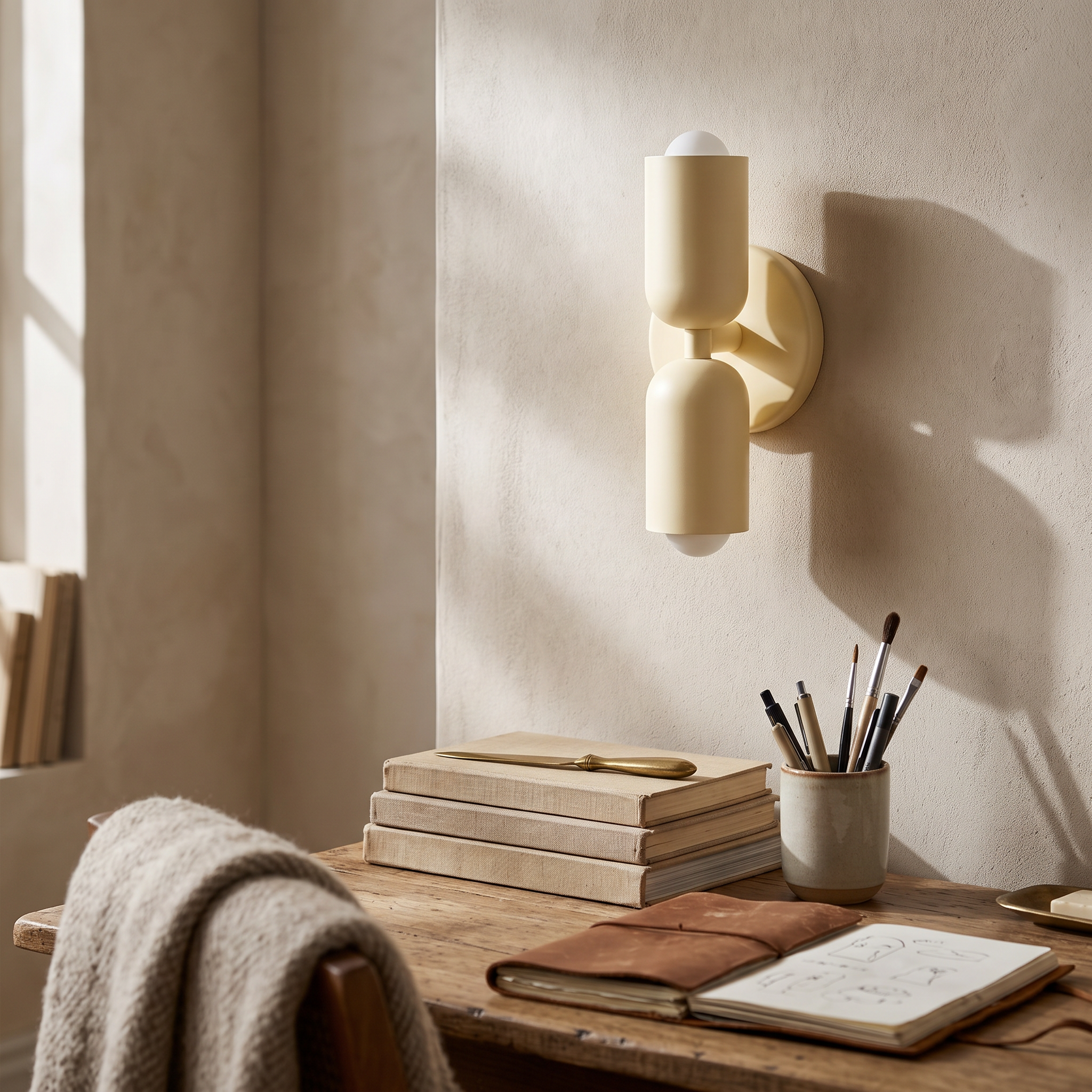 Colora Hand-Blown Glass Wall Sconce Vibrant Diffused Glow lifestyle 7