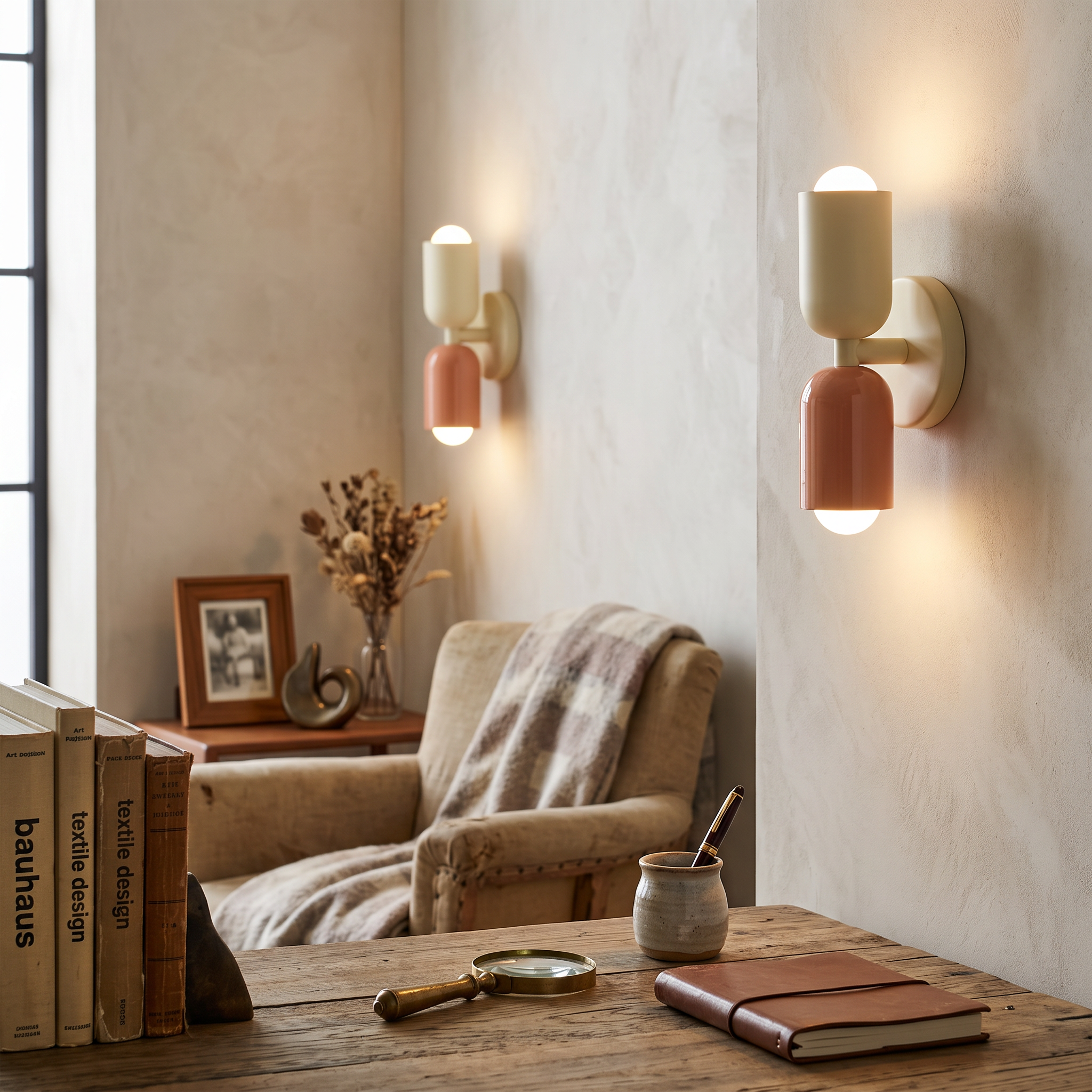Colora Hand-Blown Glass Wall Sconce Vibrant Diffused Glow lifestyle 11