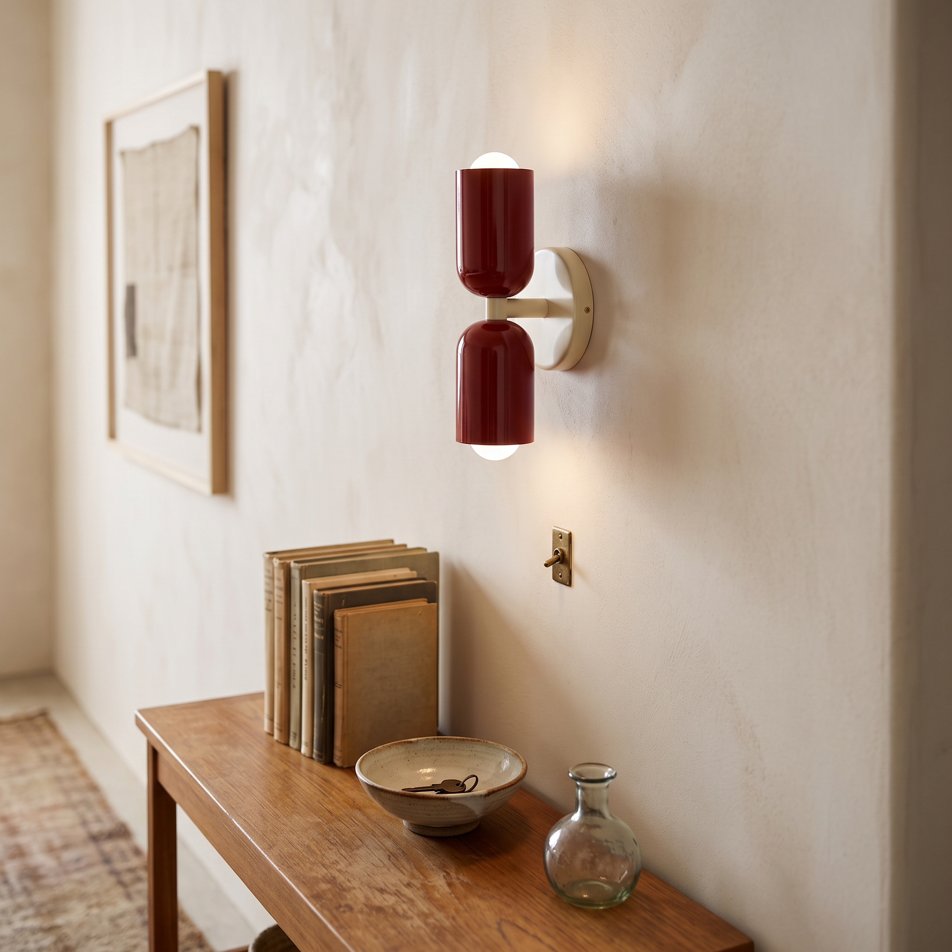 Colora Hand-Blown Glass Wall Sconce Vibrant Diffused Glow lifestyle 15