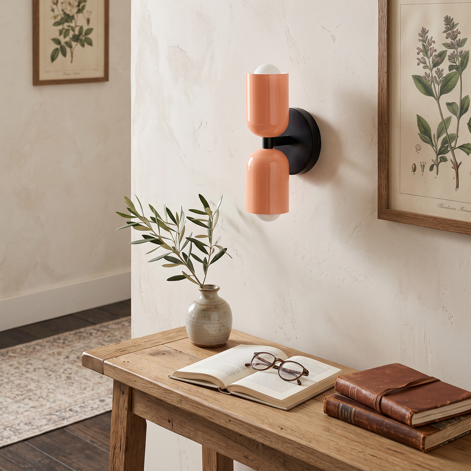 Colora Hand-Blown Glass Wall Sconce Vibrant Diffused Glow lifestyle 24