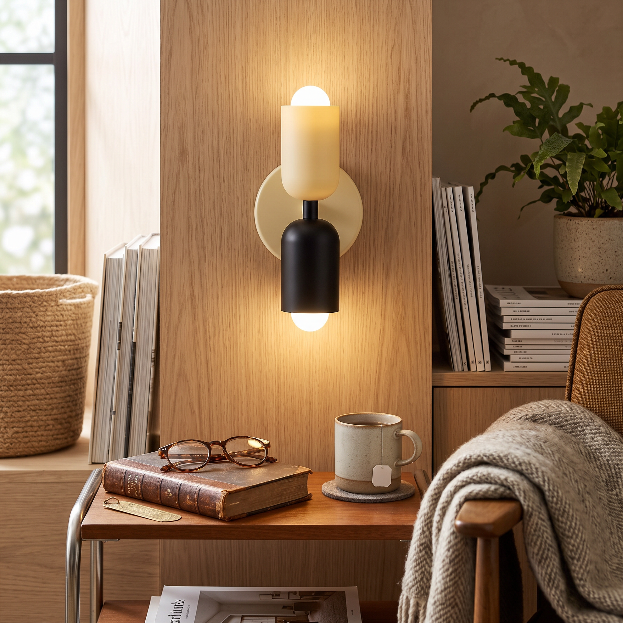 Colora Hand-Blown Glass Wall Sconce Vibrant Diffused Glow lifestyle 17