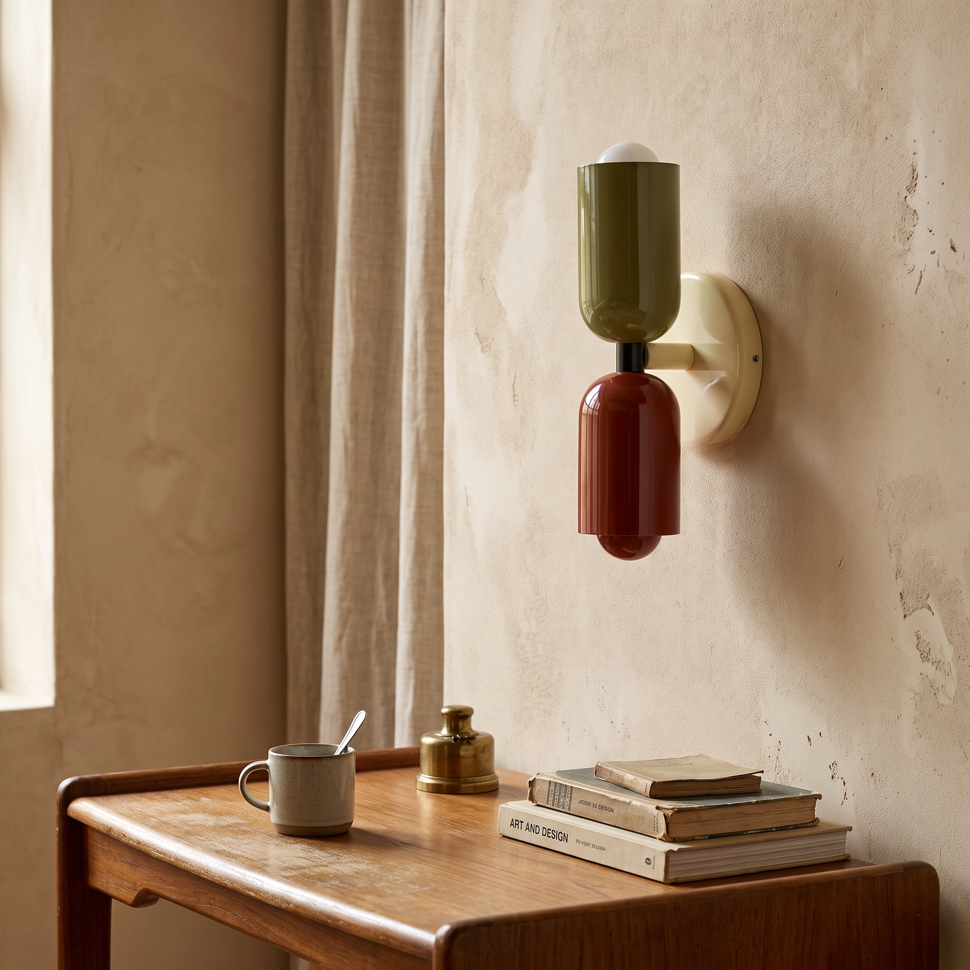 Colora Hand-Blown Glass Wall Sconce Vibrant Diffused Glow lifestyle 20
