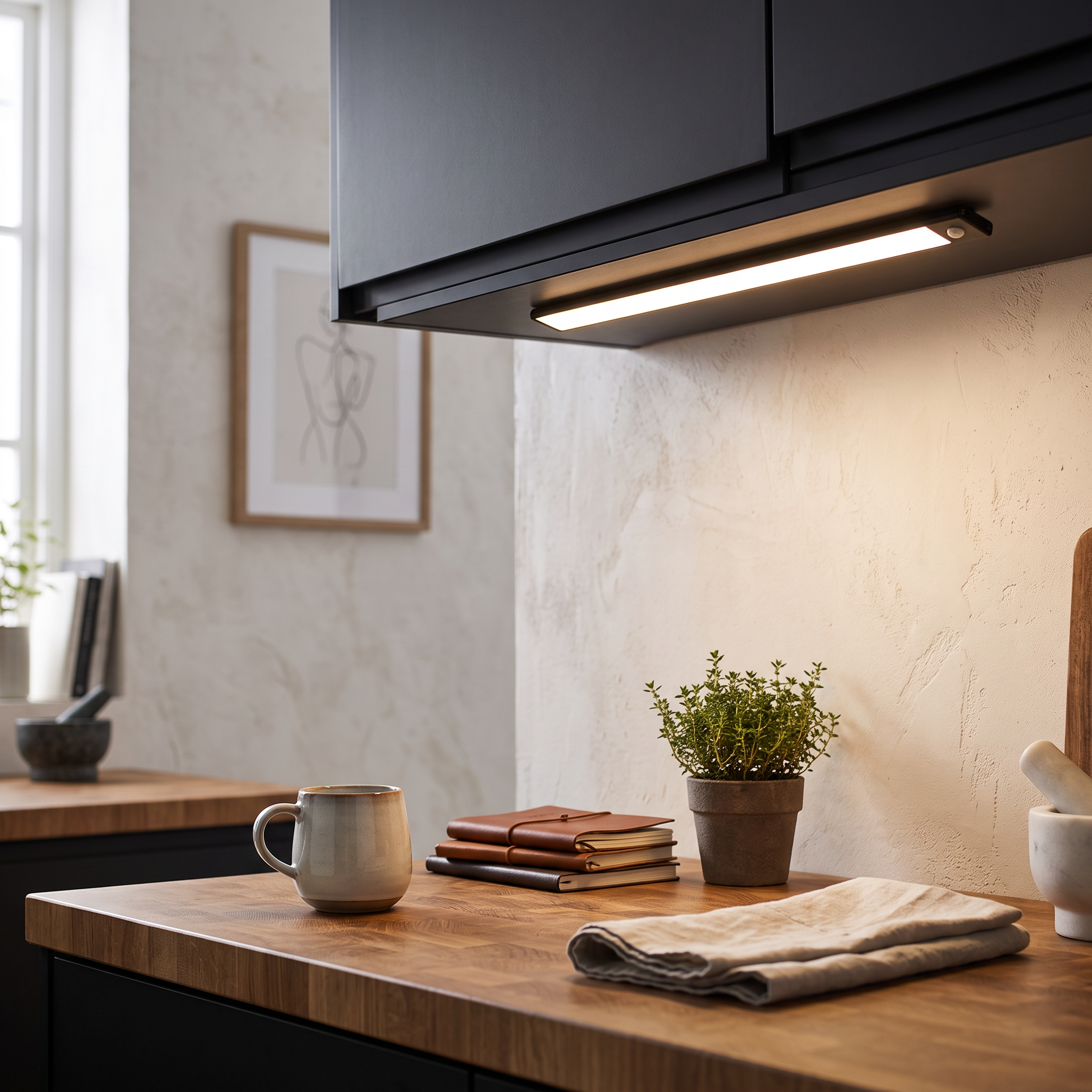 Lucida Wireless Under-Cabinet Light Multi-Color Strip lifestyle 1