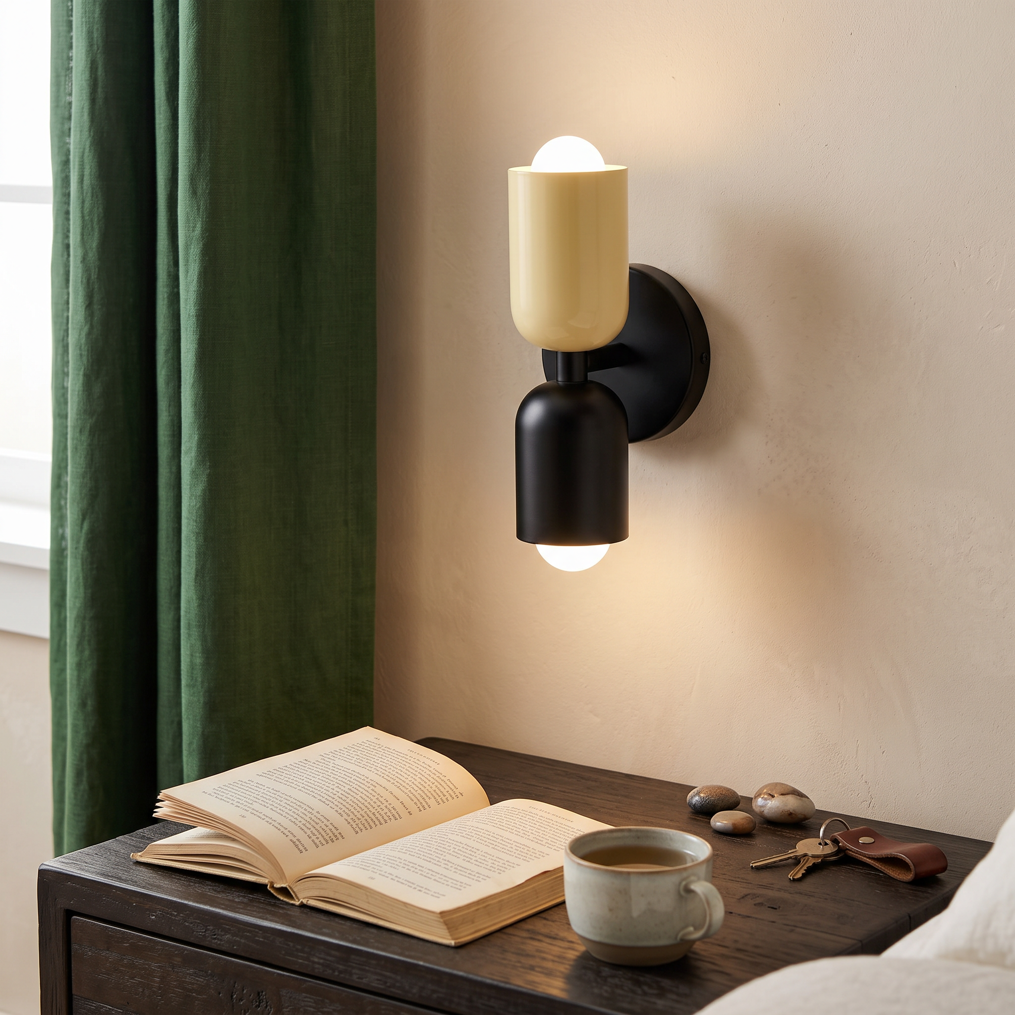 Colora Hand-Blown Glass Wall Sconce Vibrant Diffused Glow lifestyle 32