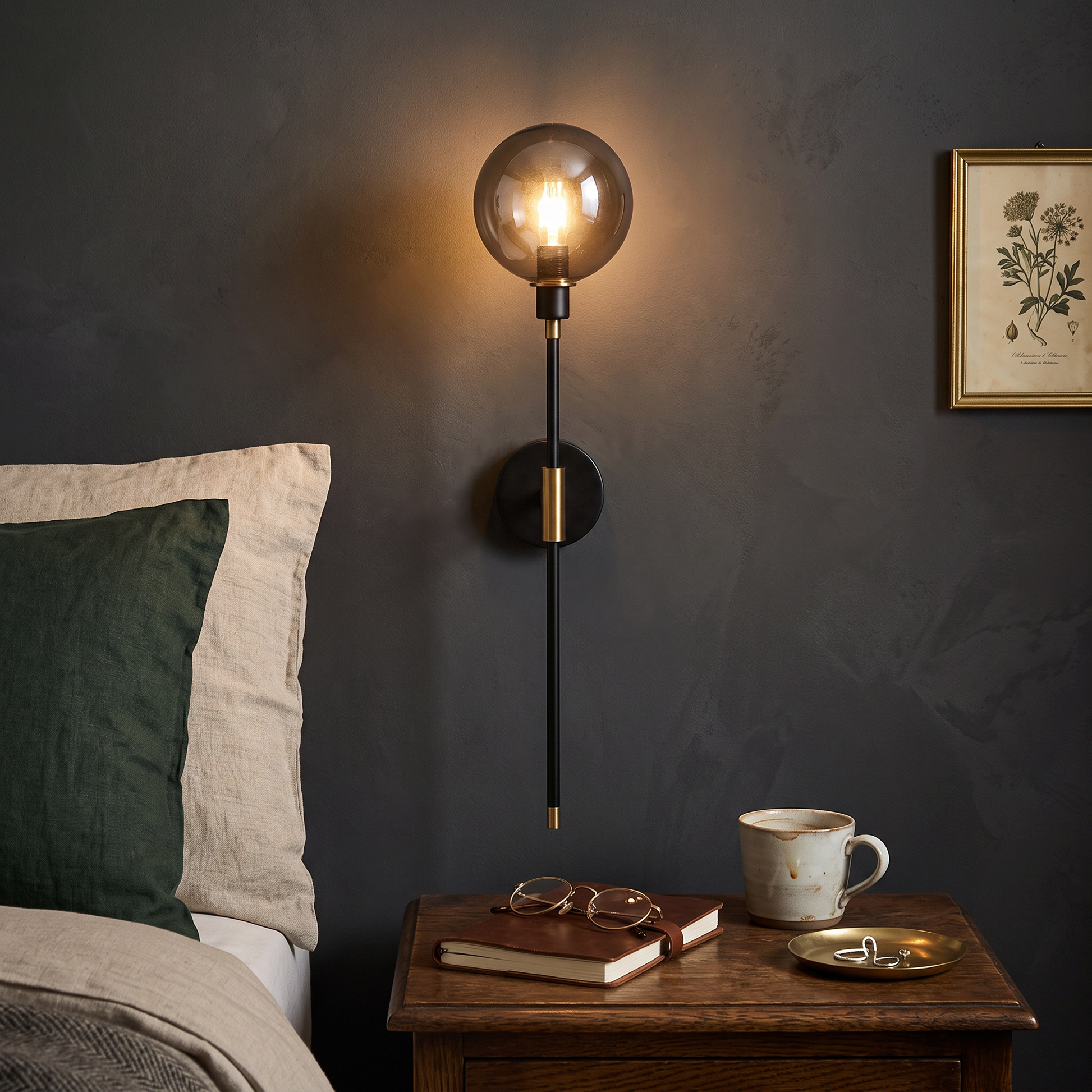 Vetra Three-Style Sleek Glass Wall Sconce Warm Illumination lifestyle 1