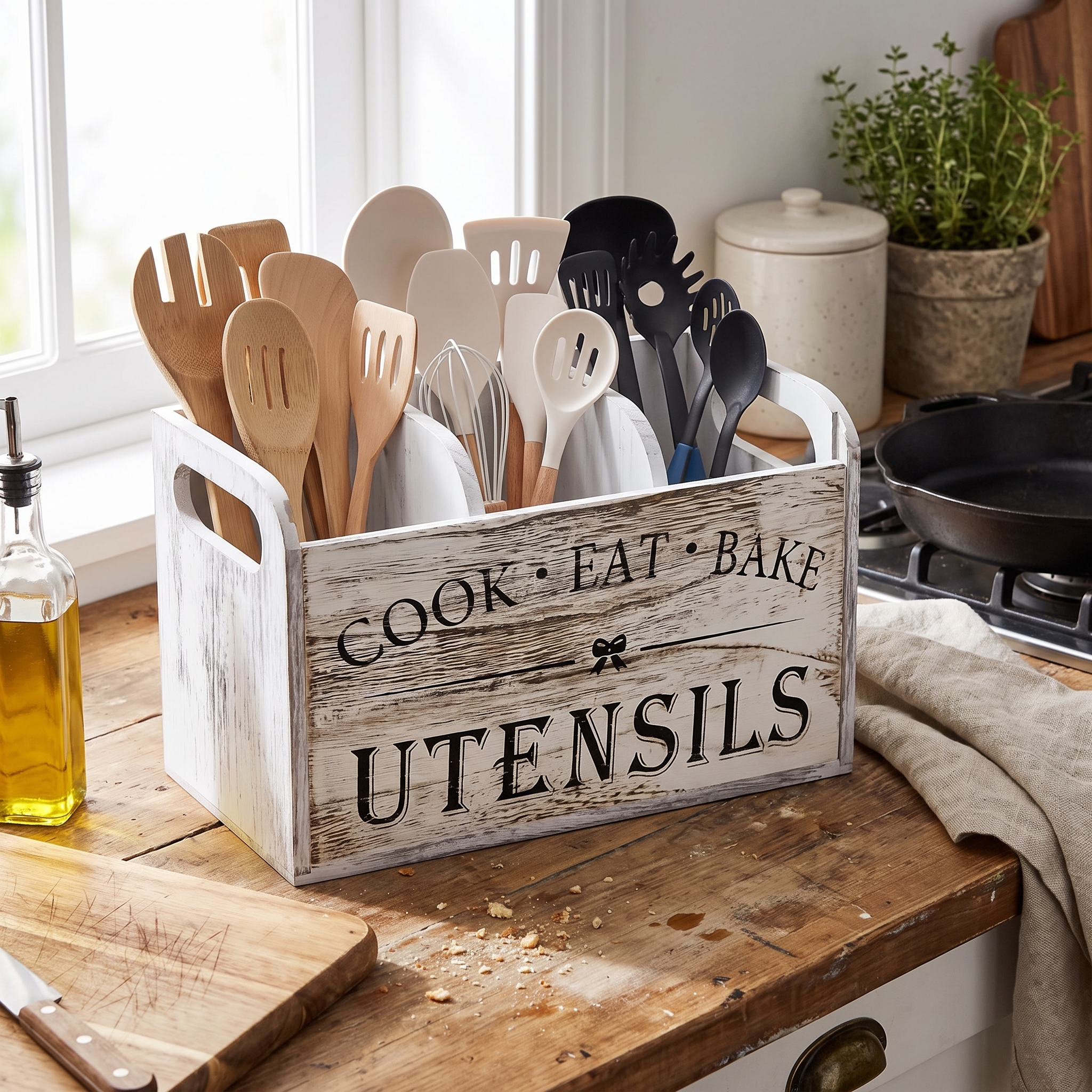 Terzo 3-Compartment Utensil lifestyle