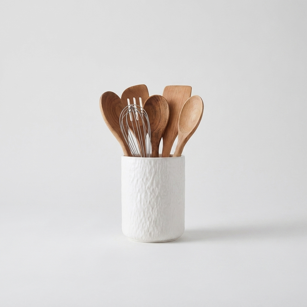 Fattoria Farmhouse Utensil Holder Countertop Organizer